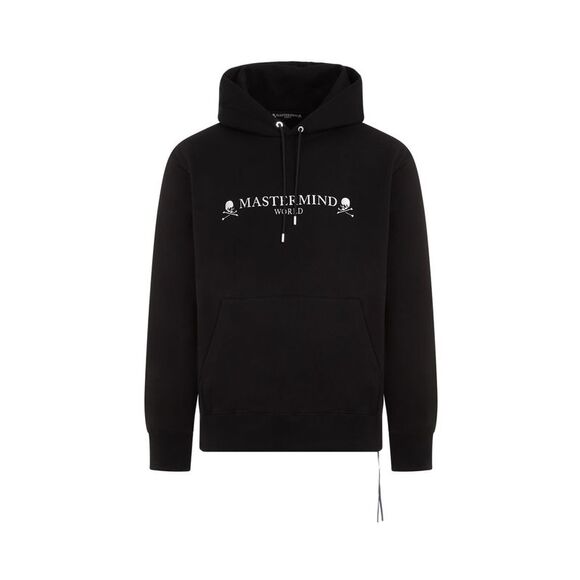 Men's Black Embroidered Hoodie for SS24